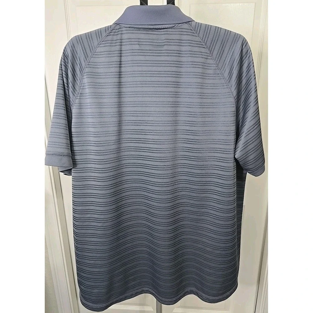 Adidas Men's 2XL Gray‎ Polo Shirt Climalite Embroidered Logo Short Sleeve